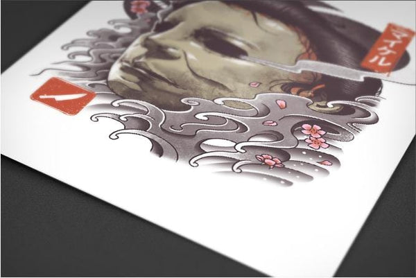 Oni Slasher Mask Posters by Vincent Trinidad - Pixel Empire