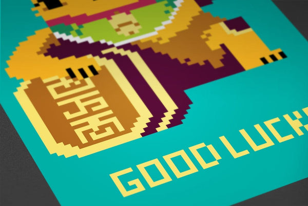 Good Luck Posters by Louis Roskosch - Pixel Empire