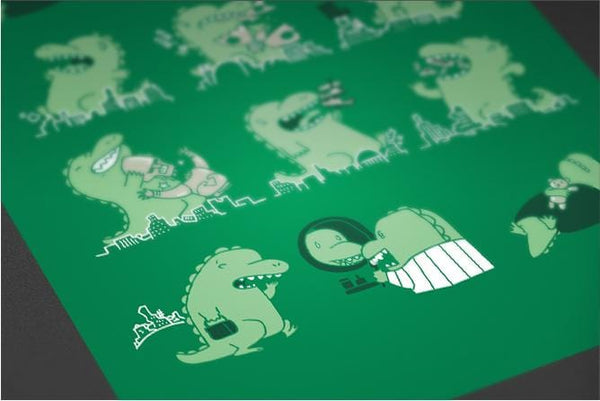 A Day in the Life Posters by Anna-Maria Jung - Pixel Empire