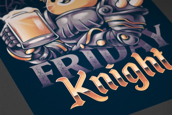 Friday Knight Posters by Ilustrata - Pixel Empire