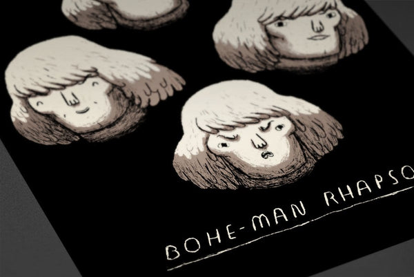 Bohe-man Rhapsody Posters by Louis Roskosch - Pixel Empire
