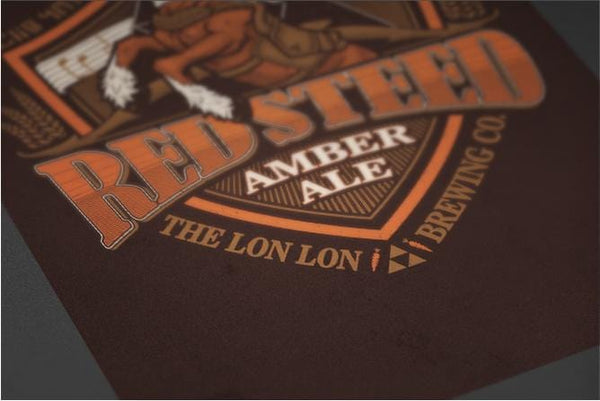 Red Steed Ale Posters by Cory Freeman Design - Pixel Empire