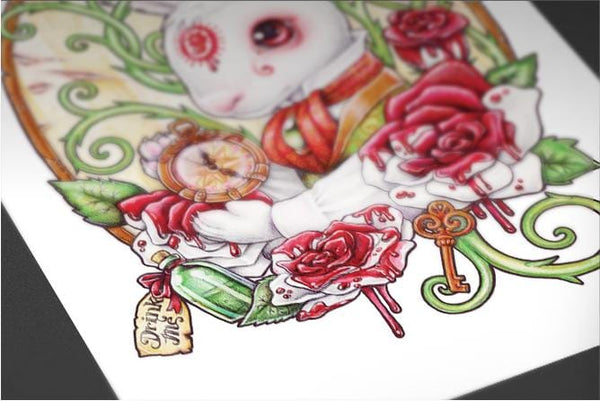 White Rabbit Posters by Medusa Dollmaker - Pixel Empire