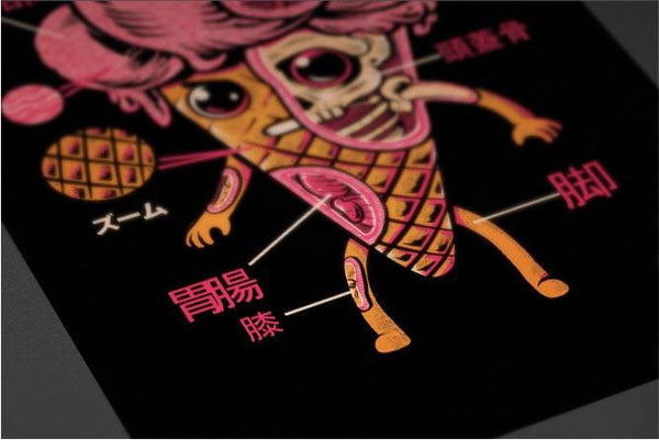 Ice Cream Kaiju Posters by Ilustrata - Pixel Empire