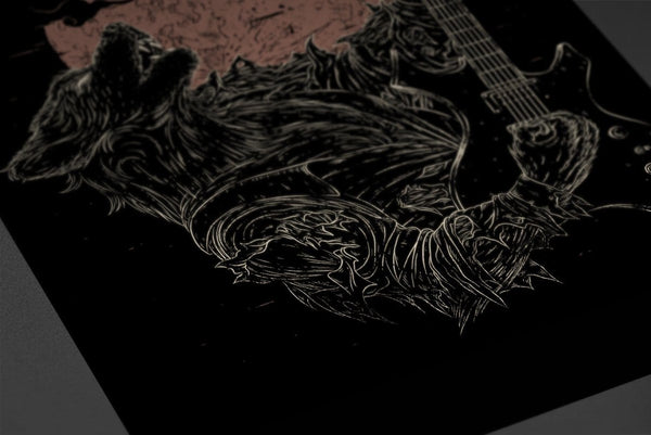 Bark at the Moon Posters by Javi Ramos - Pixel Empire