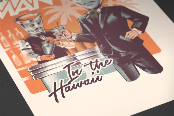 Martini Man Posters by Ilustrata - Pixel Empire