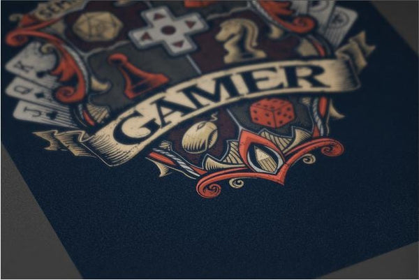 Gamer Crest Posters by Cory Freeman Design - Pixel Empire