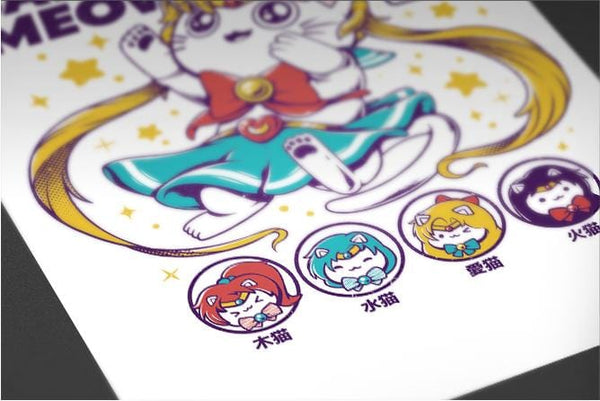 Sailor Meow Posters by Ilustrata - Pixel Empire