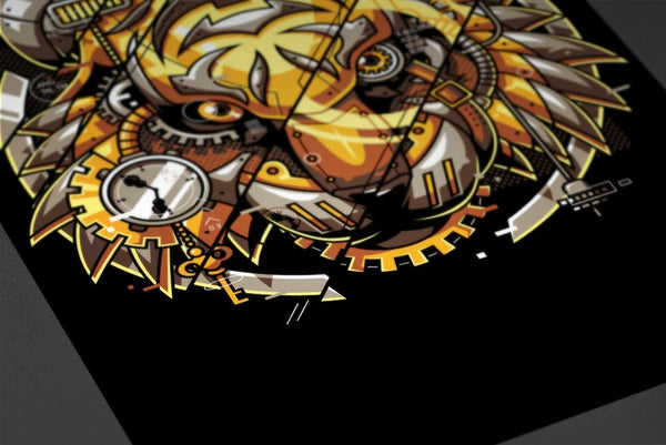 Digitalized Tiger Posters by Angga Tantama - Pixel Empire