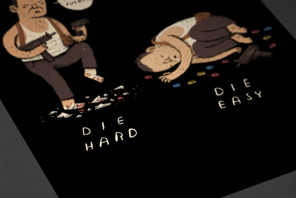 Die Easy Posters by Louis Roskosch - Pixel Empire