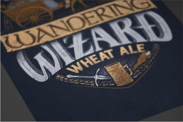 Wandering Wizard Wheat Ale Posters by Cory Freeman Design - Pixel Empire