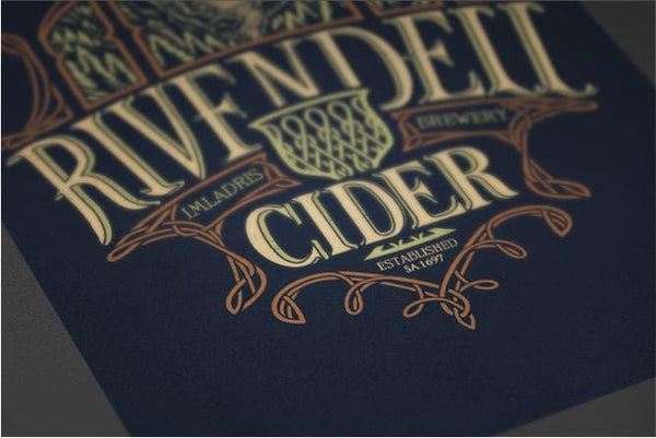 Rivendell Cider Posters by Cory Freeman Design - Pixel Empire