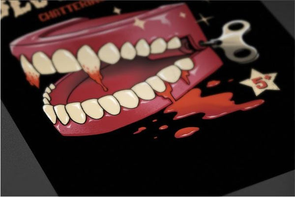 Wind-Up Killer Teeth Posters by Vincent Trinidad - Pixel Empire