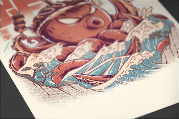 Takoyaki Attack Posters by Ilustrata - Pixel Empire