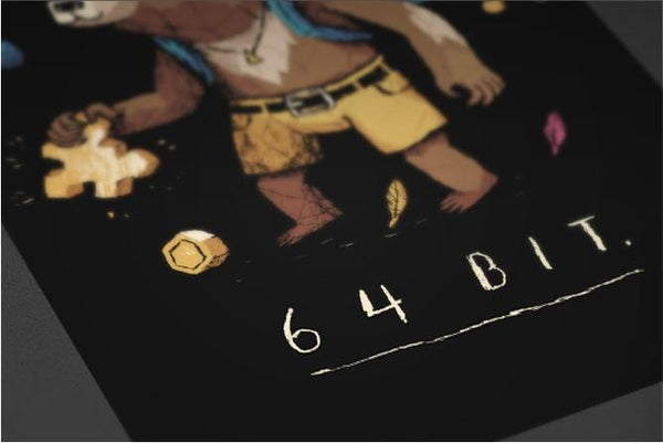 64 Bit Posters by Louis Roskosch - Pixel Empire