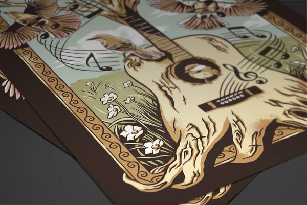 Natural Melody Posters by Chris Phillips - Pixel Empire