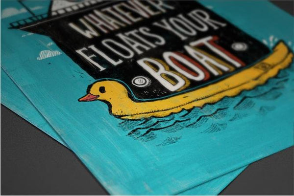 Whatever Floats Your Boat Posters by Ronan Lynam - Pixel Empire