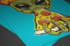 Here For Pizza Posters by Chris Phillips - Pixel Empire