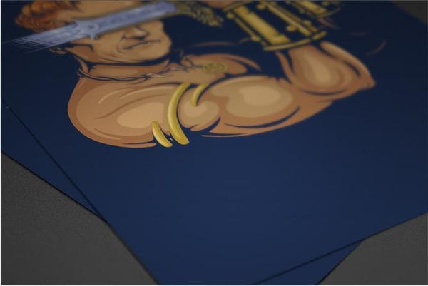 Late Night Barbarian Posters by Enkel Dika - Pixel Empire