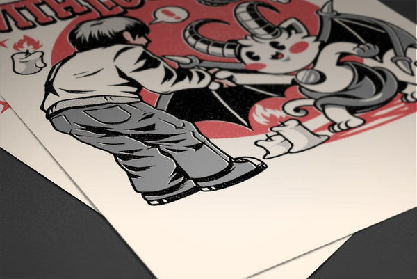 Lucifurrr Posters by Ilustrata - Pixel Empire