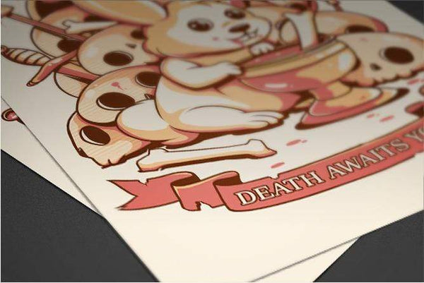 Death Awaits You Posters by Ilustrata - Pixel Empire