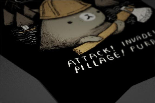 Cat Vikings Posters by Louis Roskosch - Pixel Empire