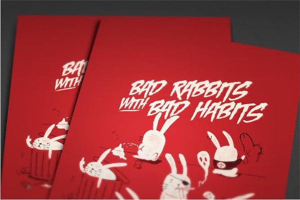 Bad Rabbits Posters by Mathiole - Pixel Empire