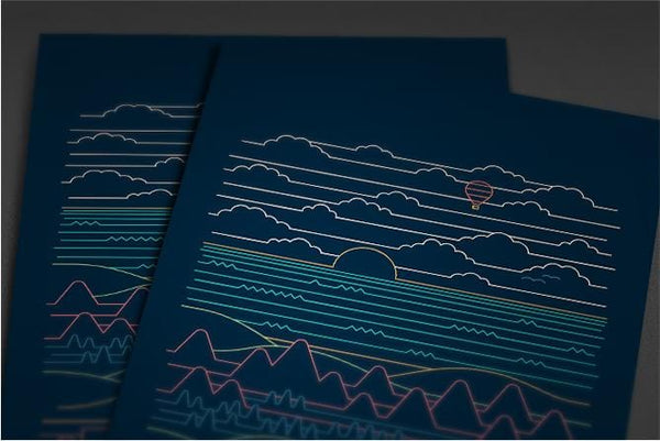 Linear Landscape Posters by Rick Crane - Pixel Empire