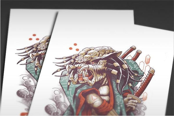 Samurai Predator Posters by Vincent Trinidad - Pixel Empire