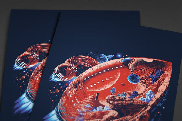 Rocket Planet Posters by Javi Ramos - Pixel Empire