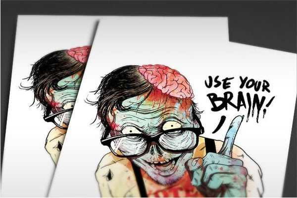 Use Your Brain Posters by Mathiole - Pixel Empire