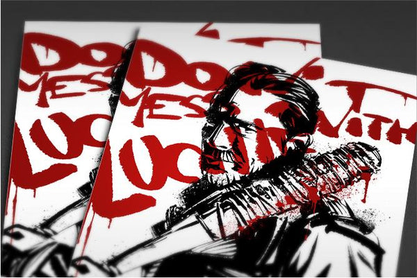 The Walking Dead Negan Posters by Nikita Abakumov - Pixel Empire