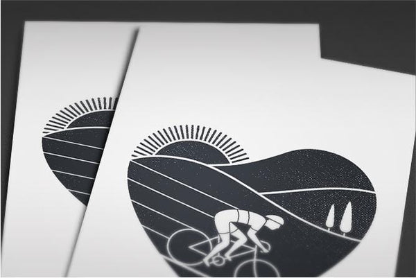 Love Cycling Posters by Rick Crane - Pixel Empire