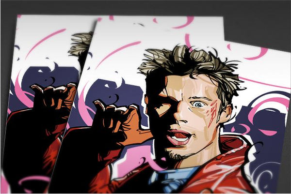 Tyler Durden Posters by Nikita Abakumov - Pixel Empire