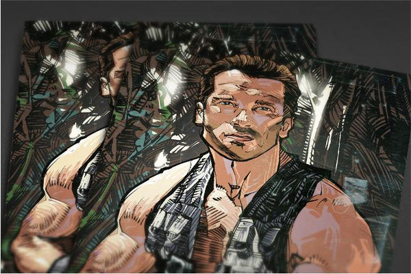 Predator Arnold Schwarzenegger Posters by Nikita Abakumov - Pixel Empire