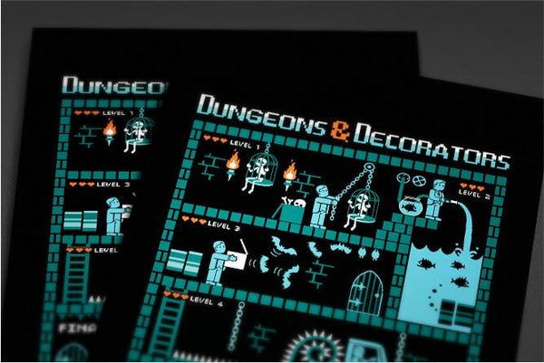 Dungeons and Decorators Posters by Eduardo San Gil - Pixel Empire