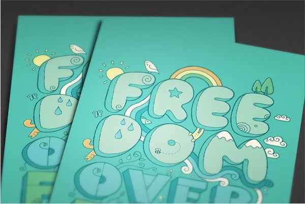 Freedom Over Fear Posters by Rick Crane - Pixel Empire