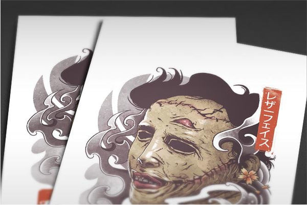 Oni Leather Mask Posters by Vincent Trinidad - Pixel Empire