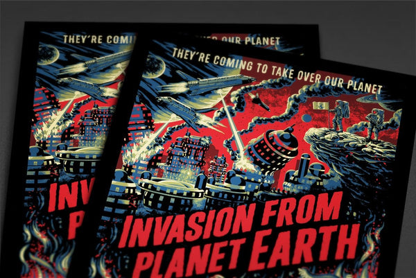 Invasion from Planet Earth Posters by Javier Ramos - Pixel Empire