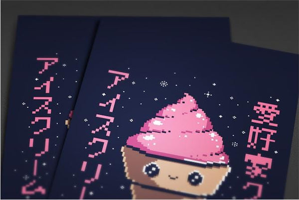 Ice Cream Lovers Club Posters by Ilustrata - Pixel Empire