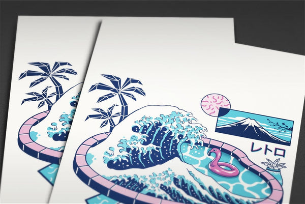 Vapor Wave Pool Posters by Vincent Trinidad - Pixel Empire