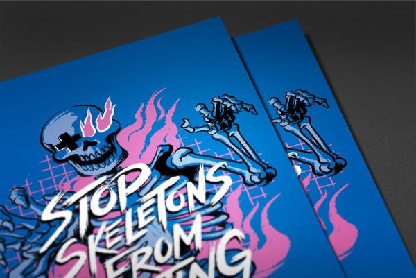Stop Skeletons From Fighting Posters by Stop Skeletons From Fighting - Pixel Empire