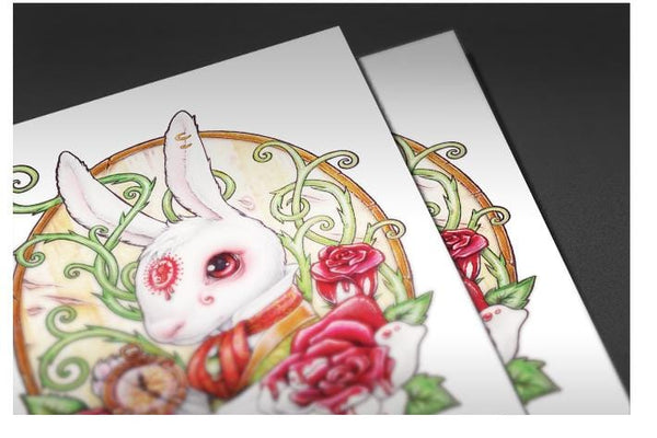 White Rabbit Posters by Medusa Dollmaker - Pixel Empire