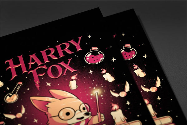 Harry Fox Posters by Ilustrata - Pixel Empire