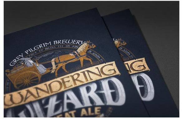 Wandering Wizard Wheat Ale Posters by Cory Freeman Design - Pixel Empire