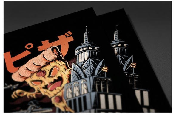 Pizza Kong Posters by Ilustrata - Pixel Empire