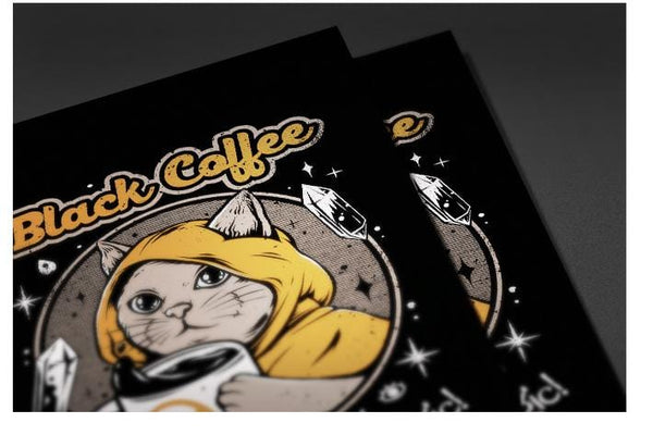 Black Coffee Posters by Ilustrata - Pixel Empire