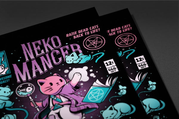 Nekomancer Posters by Ilustrata - Pixel Empire
