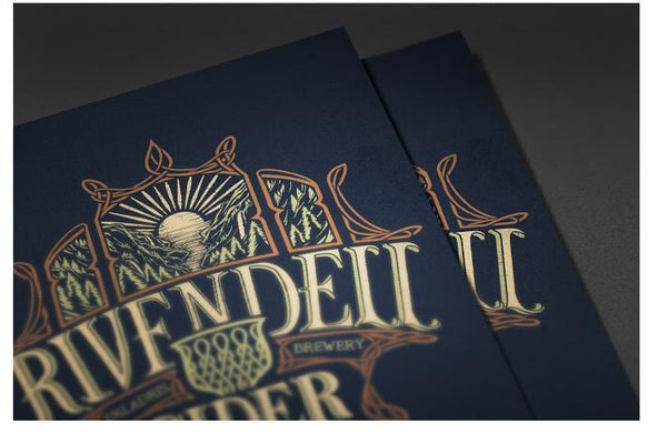 Rivendell Cider Posters by Cory Freeman Design - Pixel Empire