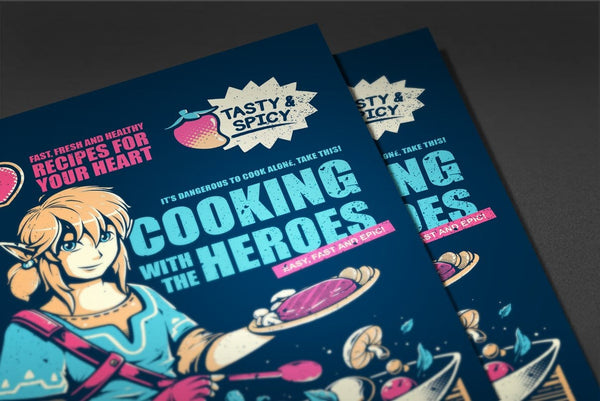 Cooking With the Heroes Posters by Ilustrata - Pixel Empire